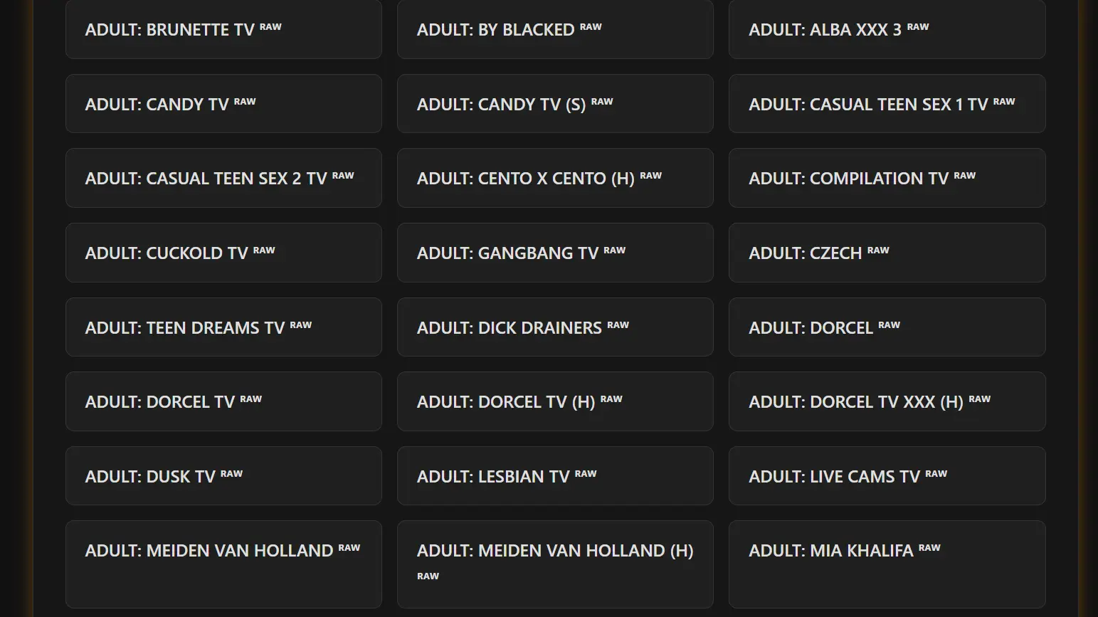 live adult tv