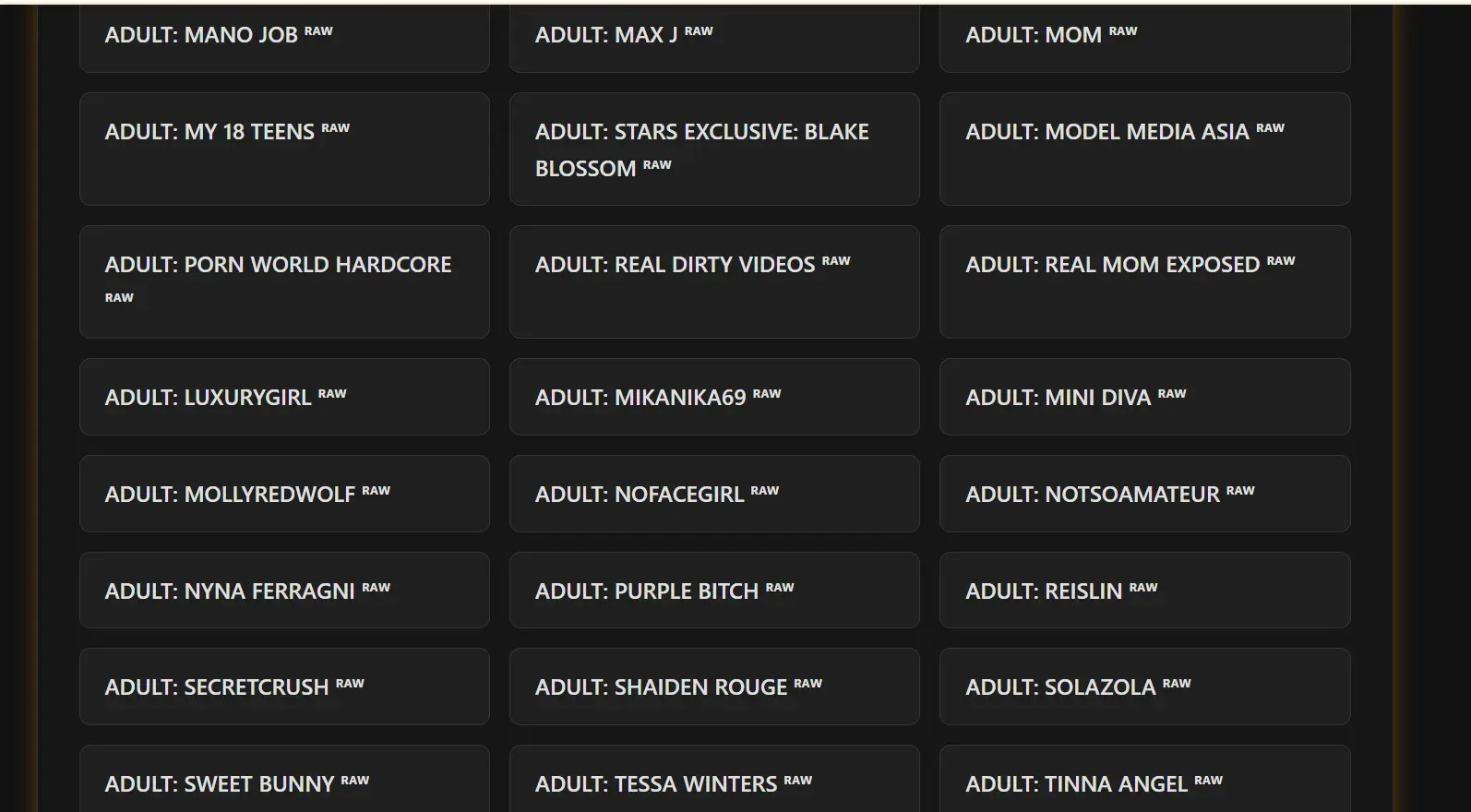 live channels